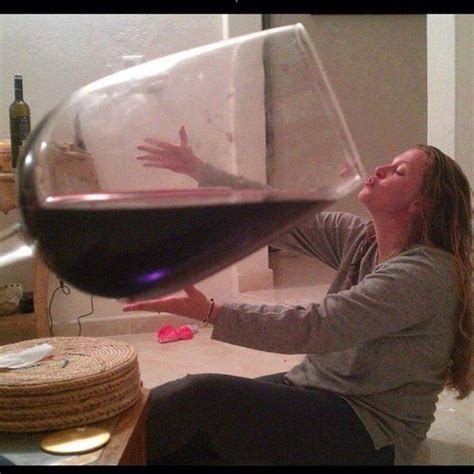 Woman Drinks Huge Glass Of Wine Richard Wiseman
