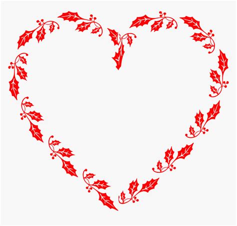 holly heart clip arts portable network graphics hd png download
