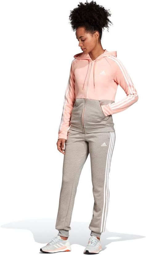 buy adidas trainingspak dames roze  stock