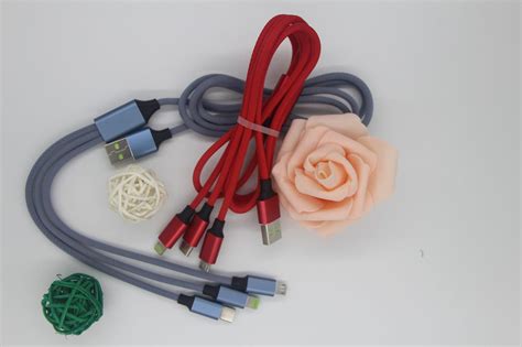 cables   flower   white surface