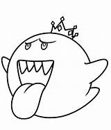 Boo King Coloring Pages Drawing Step Clipart Clip Cliparts Popular Clipartmag sketch template