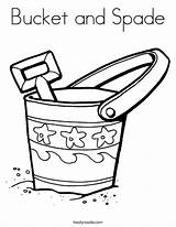 Coloring Bucket Spade Shovel Favorites Login Add sketch template
