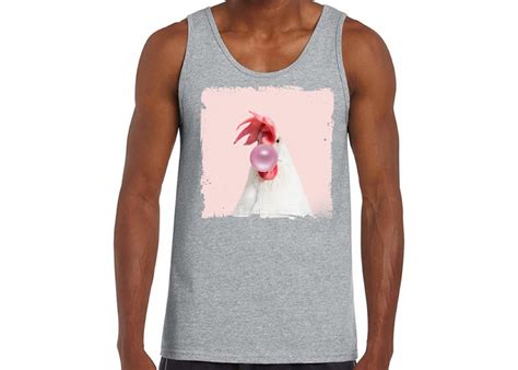 cock tank top for men pink mood t shirt for men funny cock etsy