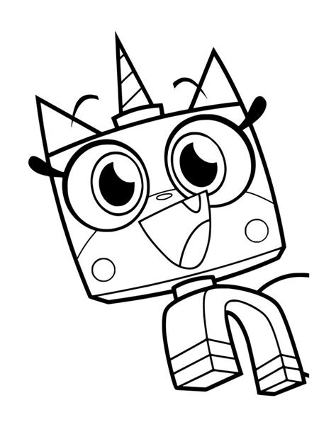 lego  coloring pages angry unikitty