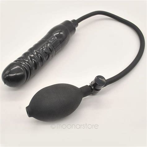 W1022 New Inflatable Dildo Pump Penis Cock Anal Sex Toy