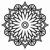 Henna Clipart Mandala Coloring Webstockreview Gerbera Magical Corner sketch template