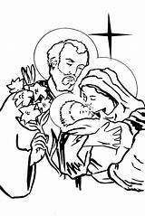 Holy Family Coloring Pages Drawing Familia Sagrada La Para Christmas Catholic Pvc Moldes Draw Sketch Getdrawings Christianity Jose Visit Template sketch template