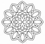 Tolerance Distress Coloring Pages Mandala Therapy sketch template