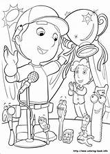 Coloring Handy Pages Manny Kids Info Book sketch template