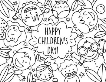 happy childrens day coloring pages coloring pages