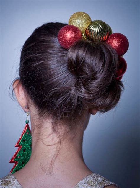creative christmas themed hairstyle ideas  xmas tree hairstyles modern fashion blog