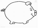 Coloring Pig Pages Kids Fat Great Print sketch template