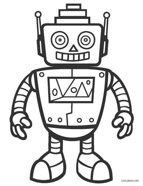printable robot coloring pages  kids coolbkids