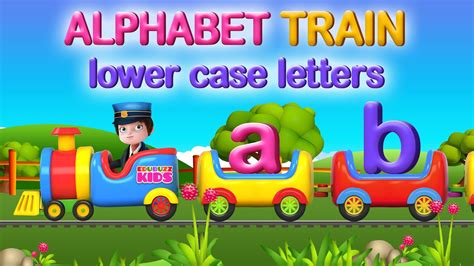 Alphabet Train For Learning Lowercase Letters A B C D E F G H I J K L M