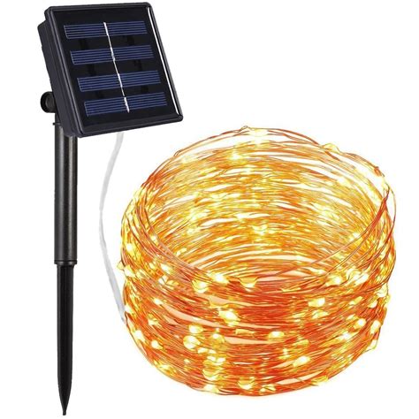 solar powered string christmas lights ledwatcher