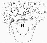 Bucket Filler Coloring Pages Filling Fill Fillers Clipart Color Activities Printable Buckets Foster Care Cliparts School Library Board Filled Getcolorings sketch template