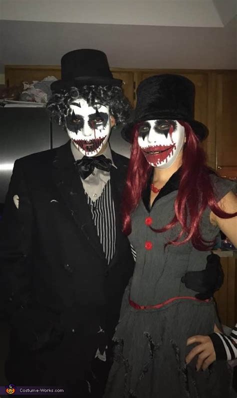 evil clowns couple costume diy costumes under 35
