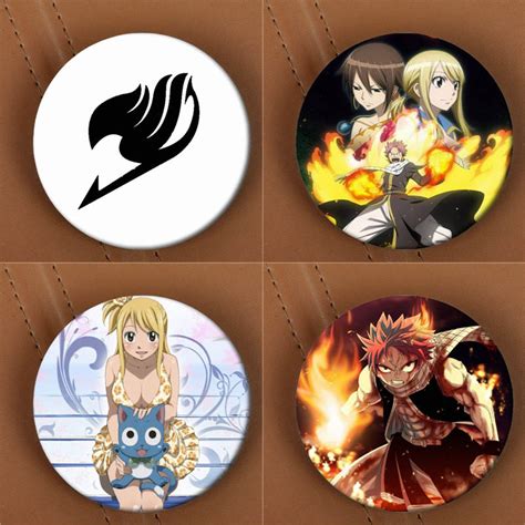 youpop fairy tail animation anime brooch pin badge accessories for clothes hat backpack