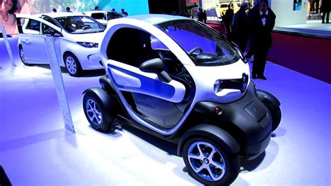 renault twizy ze electric vehicle  paris auto show youtube
