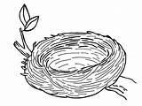Nest Coloring Bird Pages Color Warm Colouring Drawing Clipart Kids Empty Safe Nests Template Sheet Sketch Pencil Getdrawings Paper Crafts sketch template