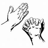 Hands Praying Coloring Drawing Prayer Clipart Open Clip Step Pages Child Clipartmag Drawings Simple Find Getdrawings Place Color Tocolor sketch template
