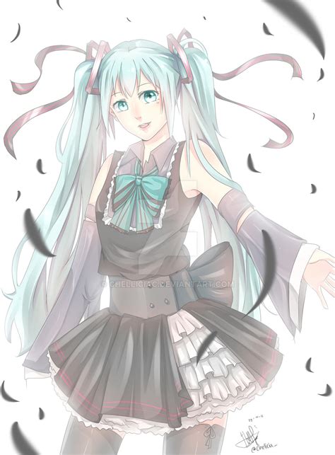 hatsune miku fanart   chelliciac  deviantart