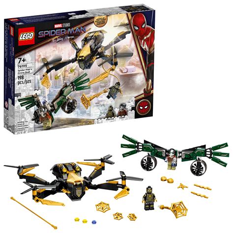 buy lego marvel spider mans drone duel  building kit  pieces   desertcartgb