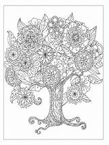 Coloring Pages Detailed Flowers Beautiful Book Flower Floral Designs Tree Preview Books Colouring Hobbit Sheets Issuu sketch template