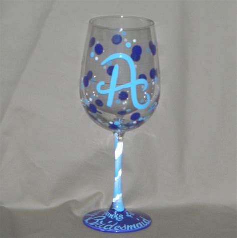 Hand Painted Wine Glasses Bybecca