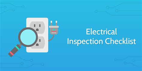 Electrical Inspection Checklist Process Street