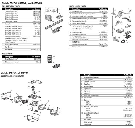 chamberlain liftmaster professional   hp parts diagram  wallpapers review