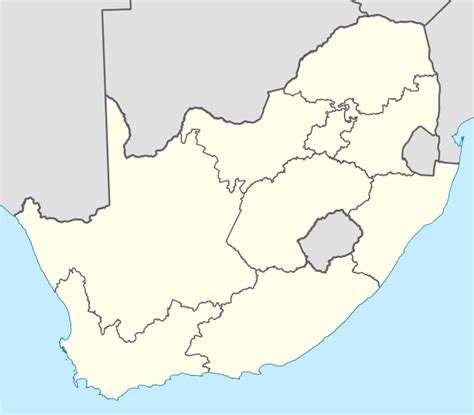 File Map Of South Africa With Provincial Borders Svg
