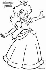 Peach Princess Coloring Pages Kids Drawing Printable Mario Super Bros Color Print Daisy Princes Cool2bkids Visit Character Game sketch template