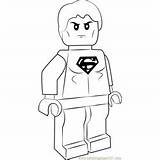 Lego Coloring Superboy Pages Kids Coloringpages101 Katana sketch template