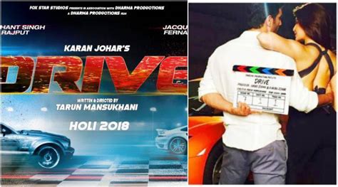 drive  poster sushant singh rajput jacqueline fernandez  set  start zoom