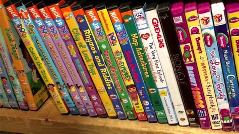 kids dvd  collection  dora  explorer barney spongebob lohn