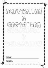 Gestalten Darstellen Deckblatt Schule Deckblaetter Schulfach Biologie sketch template