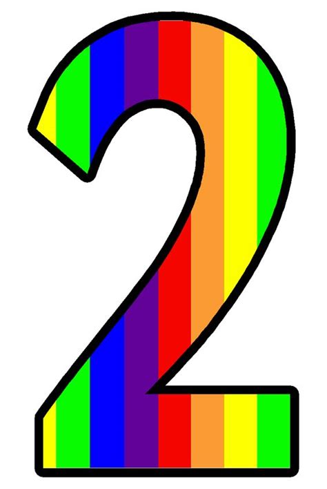 zahl nummer number  numbers rainbow letters
