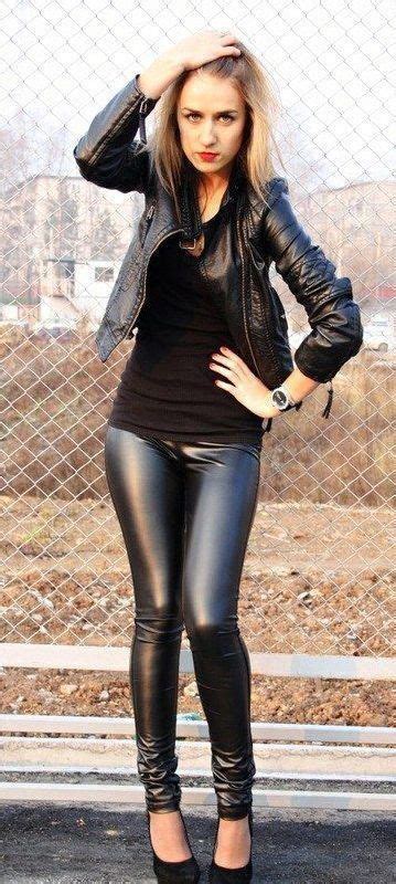 Épinglé par shyn black sur kiff 2 leggings shiny leather cuir latex mode femme cuir et mode