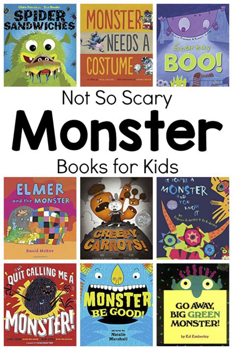 scary monster books  kids preschool inspirations