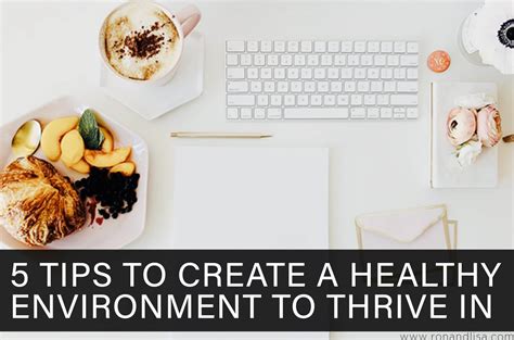tips  create  healthy environment  thrive