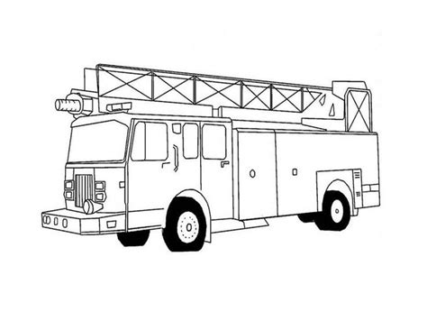 printable fire truck coloring pages  kids truck coloring
