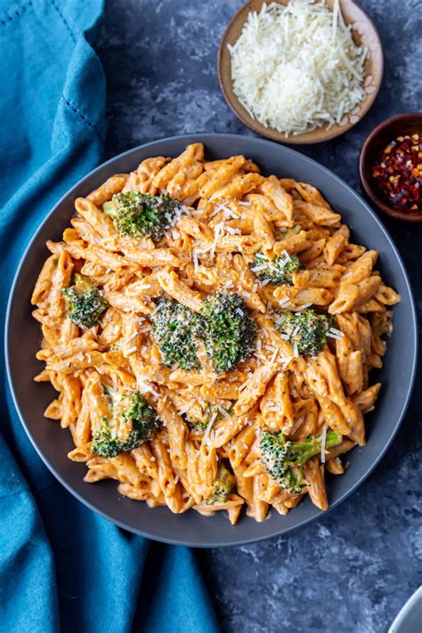 creamy tomato sauce pasta  broccoli shweta   kitchen