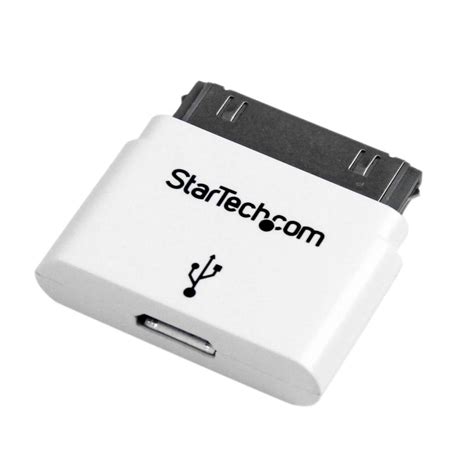 amazoncom startechcom white apple  pin dock connector  micro usb adapter  iphoneipod