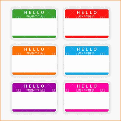 nameplate word template