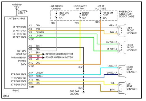 chevy stereo wiring diagram