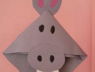 donkey craft idea preschoolplanet