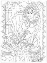 Coloring Pages Steampunk Dover Getcolorings Getdrawings sketch template