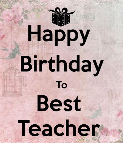 Top 105 Happy Birthday Wishes For Teacher Wishesgreeting