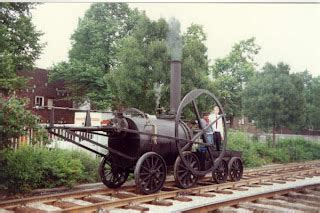 cortechnoblogtrevithick la premiere locomotive  vapeur